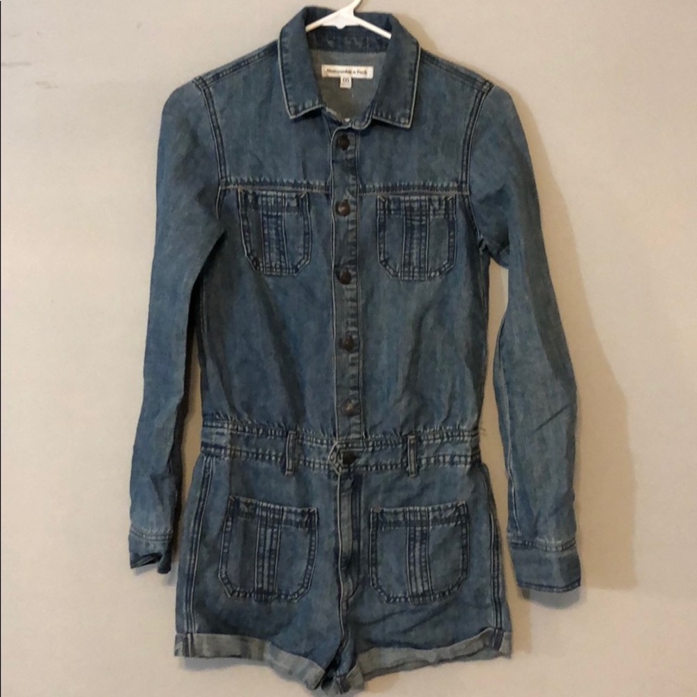 Abercrombie & Fitch Denim Romper 00